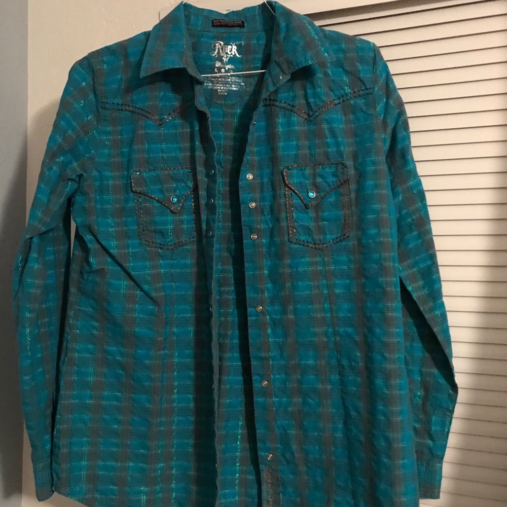 Wrangler Rock47 Buttonup Western Shirt!